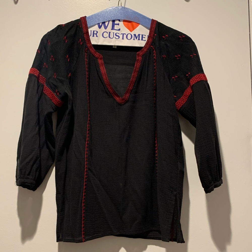 Black Madewell blouse